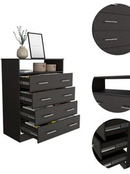 Lagos Four Drawer Dresser, One Shelf, Superior Top