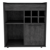 Leeds Bar Cabinet, One Cabinet, Divisions, Two Concealed Shelves, Six Cubbies For liquors