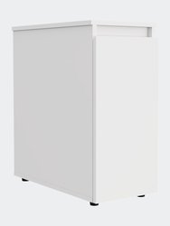 Leicester Bathroom Storage Cabinet, Liftable Top, One Drawer