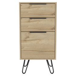 London Dresser, Three Drawers, Superior Top, Hairpin Legs - Light Oak
