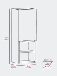 Milwaukee Medicine Cabinet, Two Shelves, Single Door Cabinet, Two Interior Shelves