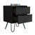 Modern Nuvo Nightstand With Two Drawers For Bedroom