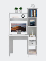 Nashville Writing Desk, Six Shelves