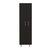 Norway Broom Closet Pantry, Five Shelves, Double Door Cabinet - Black Wengue/White