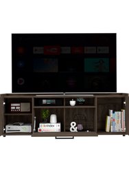 Novel TV Stand For TV'S up 60", Double Door Cabinet, One Flexible Cabinet