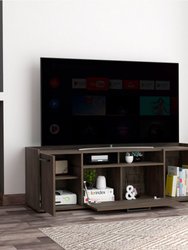 Novel TV Stand For TV'S up 60", Double Door Cabinet, One Flexible Cabinet