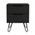 Nuvo Nightstand, Two Drawers, Hairpin Legs