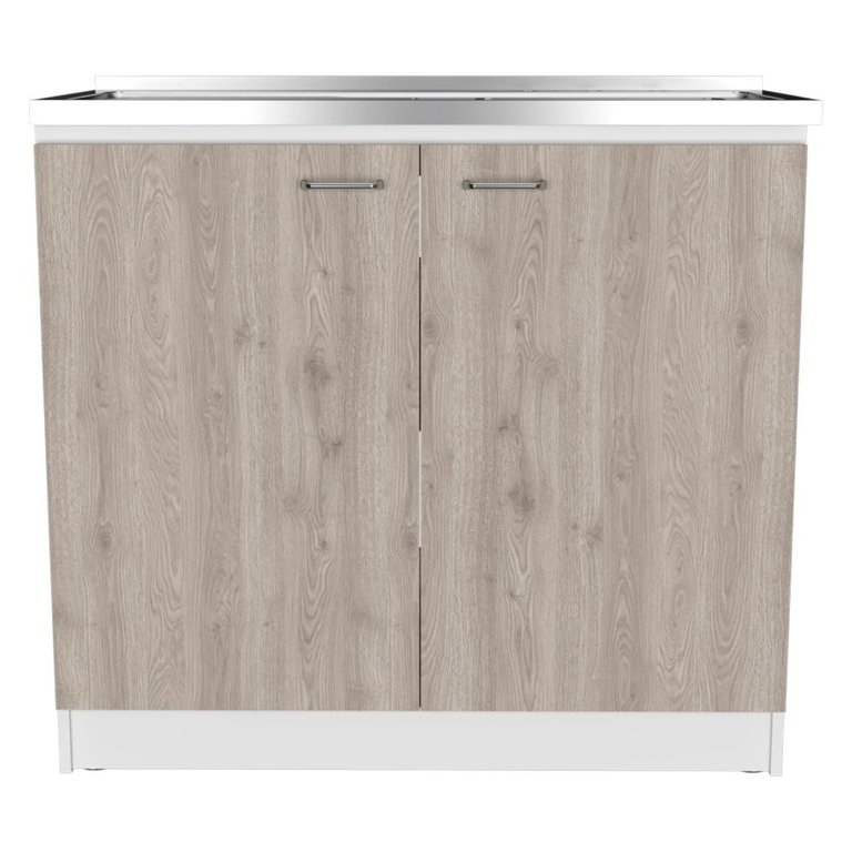 Oklahoma Utility Sink, Double Door Cabinet, Countertop