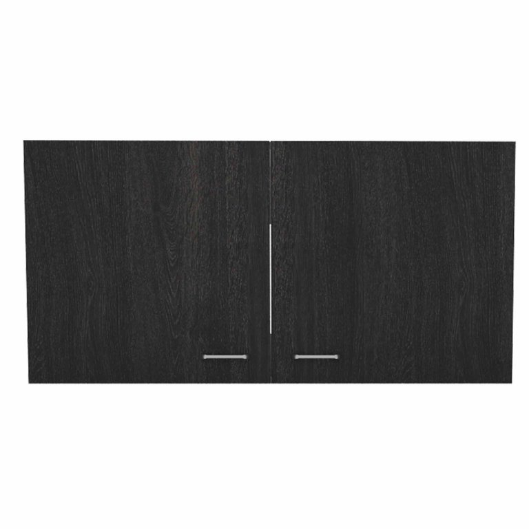 Oklahoma Wall Cabinet, Two Doors - Carbon Espresso