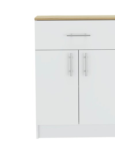 FM Furniture Oxford Pantry Cabinet, One Drawer, One Double Door Cabinet With Two Shelves product