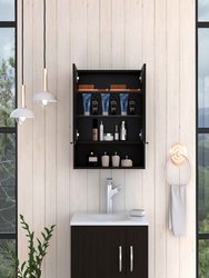 Ozark 24" Medicine Cabinet With Mirror, One Shelf