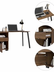 Petra Writing Desk, One Shelf, One Cabinet, One Drawer