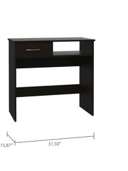 Plano Two Piece  Home office Set, One  Drawer, Four Shelves By Separated