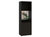 Redding Bar Cabinet, One Cabinet, Interior Shelves, Five Bottle Cubbies, Two Shelves - Black Wengue