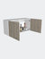 Rocco Wall Cabinet, Interior Shelf, Double Door Cabinet