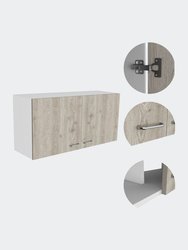 Rocco Wall Cabinet, Interior Shelf, Double Door Cabinet