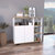 Serbia Kitchen Island, One Cabinet, Four Open Shelves