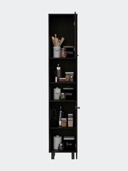Sheffield Pantry Cabinet, Two Cabinets, Two Open Shelves
