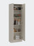 Virginia Double Door Storage Cabinet, Five Shelves