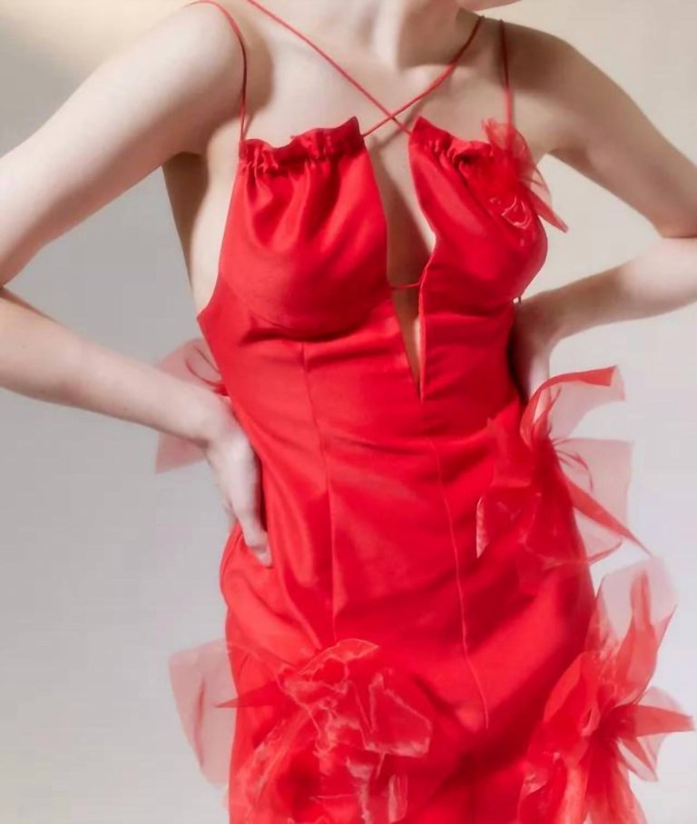 Alberta Mini Dress In Red