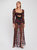 Blondie Embroidered Tulle Puff Sleeve Maxi Dress