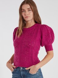 Brooke Pointelle Sweater