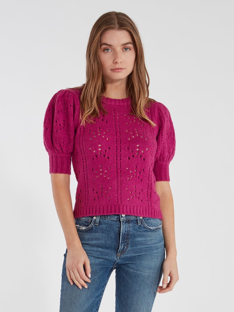 Brooke Pointelle Sweater