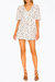 Connie Daisy Seersucker Mini Dress - Ivory