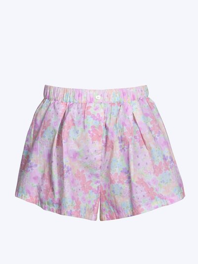 For Love & Lemons Kennedy Floral-Print Cotton-Poplin Shorts product