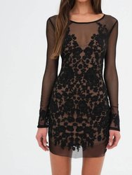 Luau Mini Dress - Black