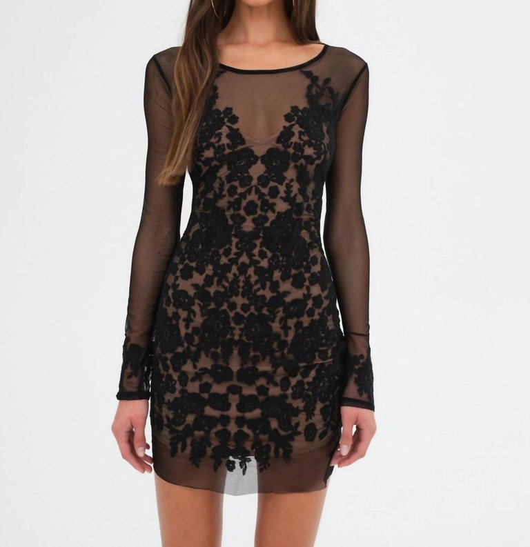 Luau Mini Dress - Black