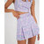 Marlow Mini Skirt - Purple