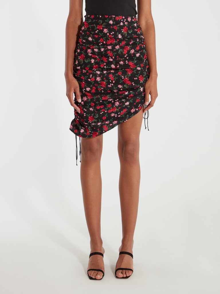 Molly Drawstring Mini Skirt