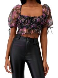 Sunshine Crop Top - Black