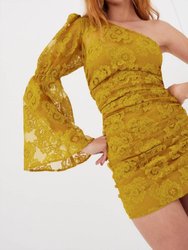 Tiana Mini Dress In Yellow