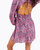 Tonya Open-Back Long Sleeve Mini Dress