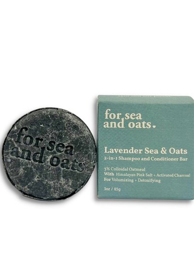 For Sea and Oats Lavender Sea & Oats 2-in-1 Shampoo and Conditioner Bar product
