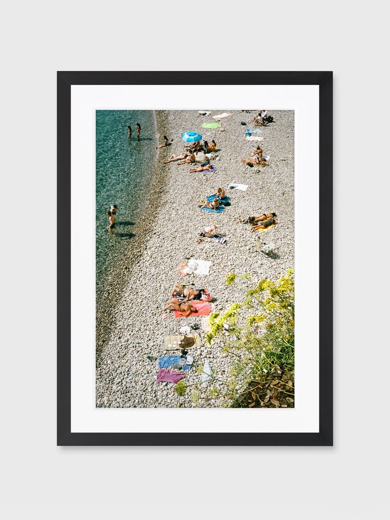 "On the Rocks" Framed Print