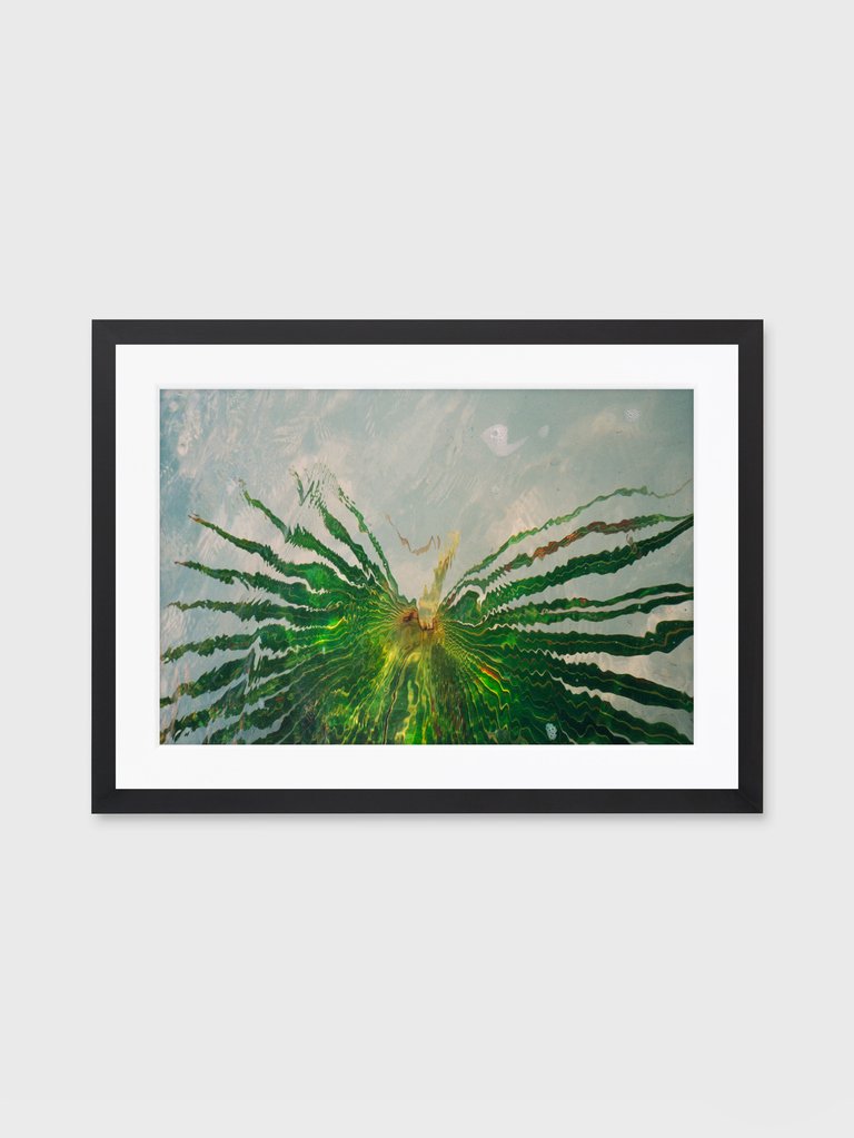 "Ripple Palm" Framed Print