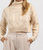 Cableknit Turtleneck Crop Sweater In Neutral - Neutral