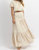 European Summer Puff Sleeve Maxi Set In Beige