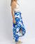 Extra-Tropic Wrap Midi Skirt In Blue