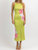 Floral Maxi Dress In Pistachio - Pistachio