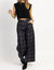 Francoise Plaid Trouser Pant In Charcoal - Charcoal