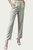 Pleated High-Rise Linen-Blend Pant In Oatmeal - Oatmeal