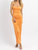 Solange Open Back Dress In Orange