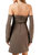 Timeless Classic Blazer Dress In Brown