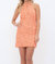 Travel The World Dress In Orange Floral