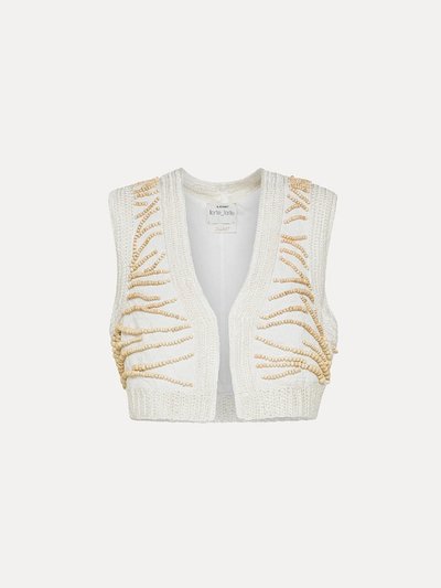 Forte Forte Emotions Embroidery Jacquard Vest White product