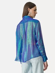 Iris Chiffon Silk Shirt Curacao